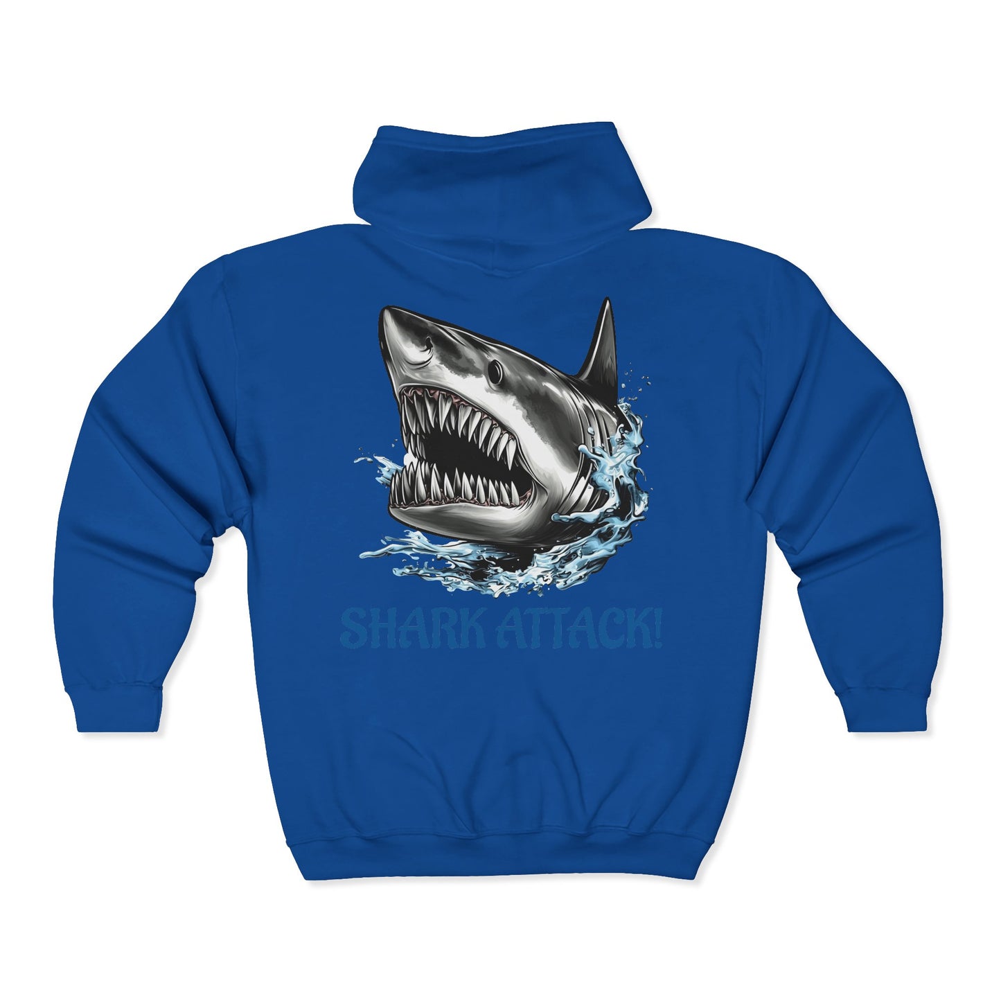 Shark Attack Full Zipper Hoodie