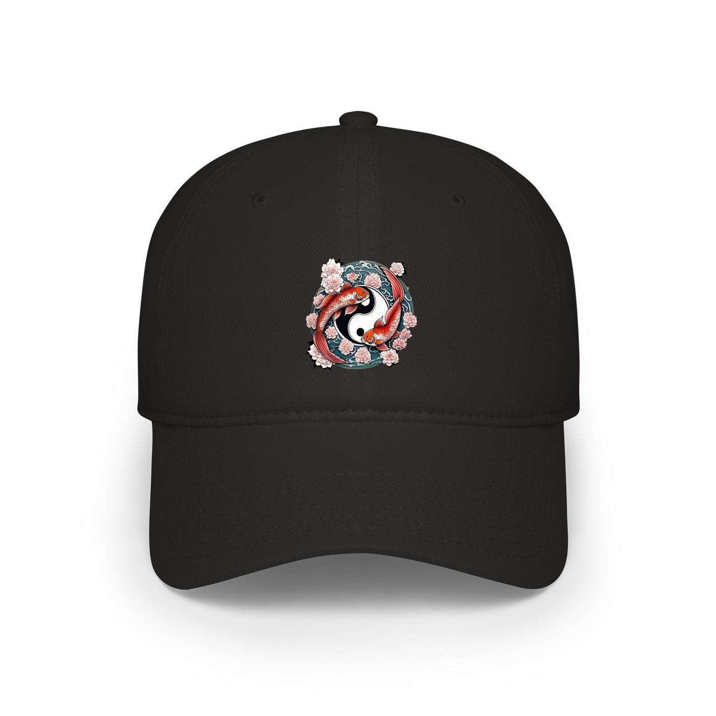 Koi Fish Yin Yang Baseball Cap