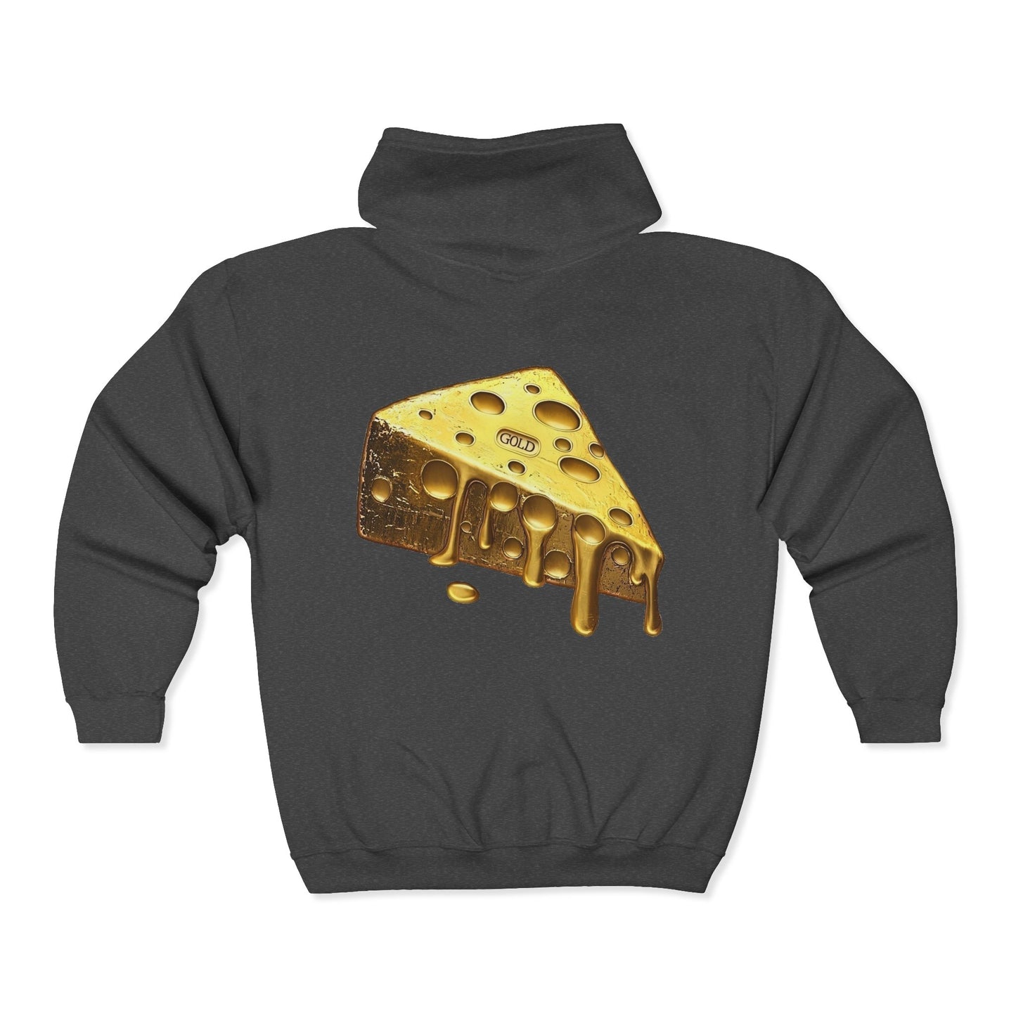 Gold Cheese Full Zipper Hoodie