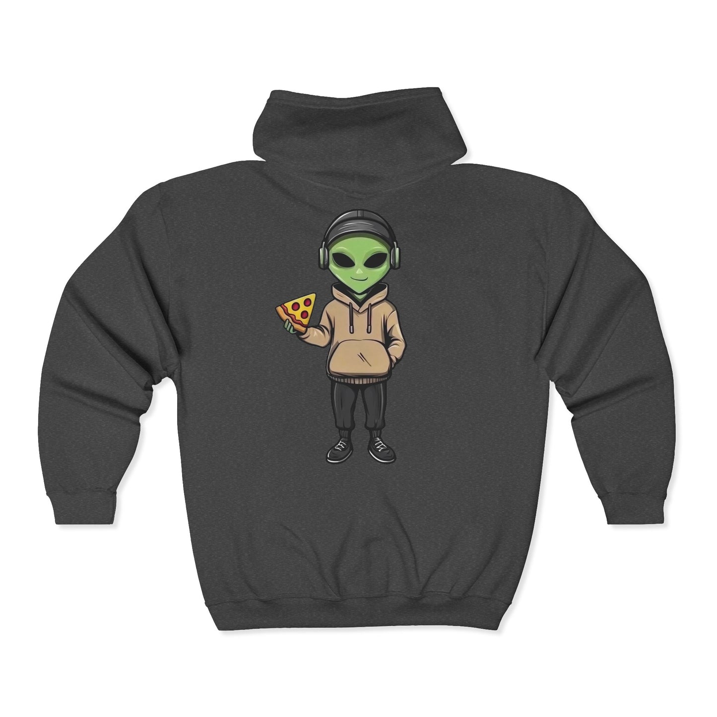 Chill Alien Full Zipper Hoodie