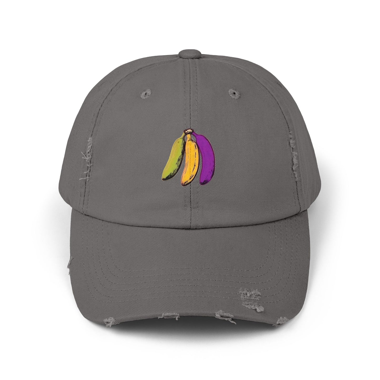 Tropical Bananas Distressed Cap