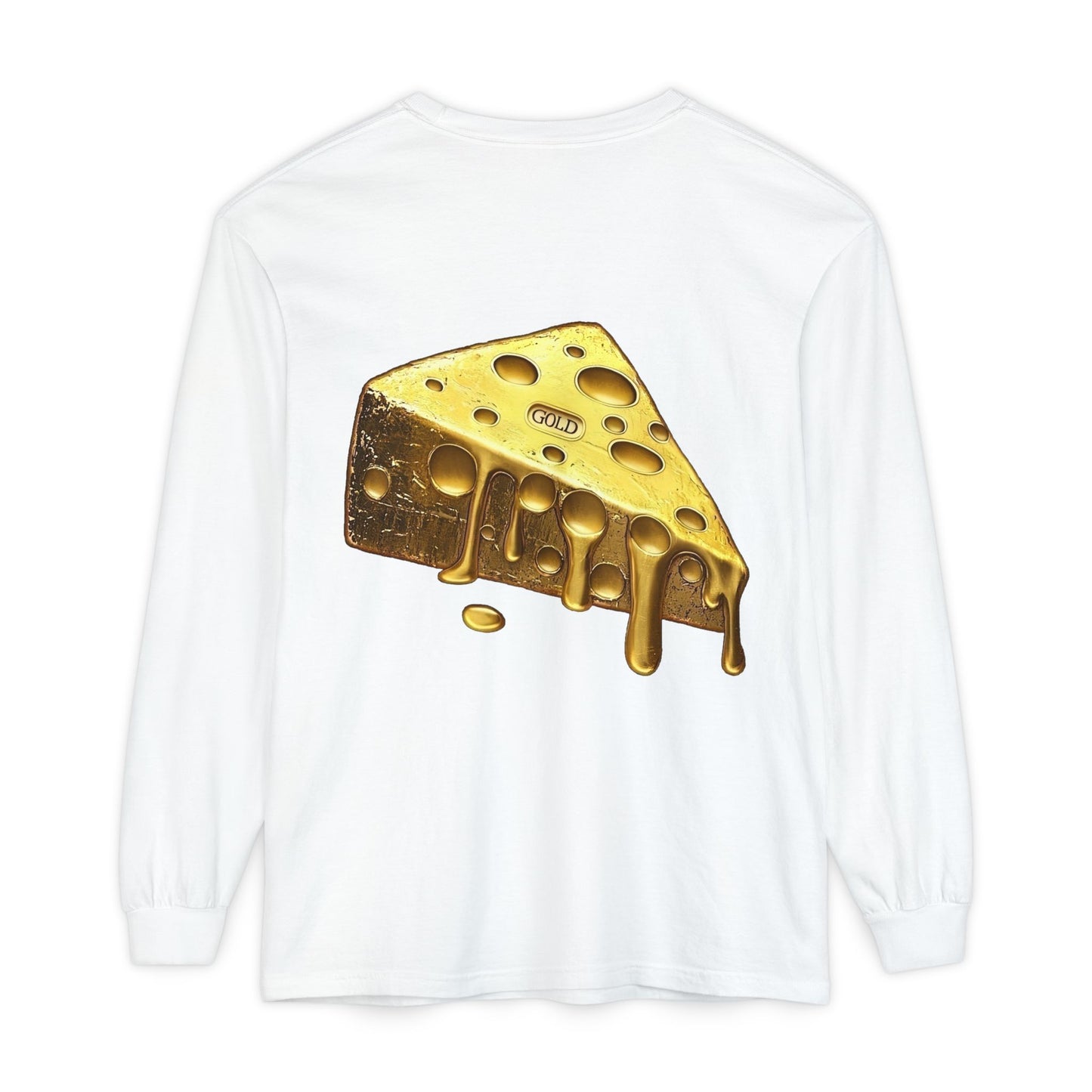 Gold Cheese Long Sleeve Tee