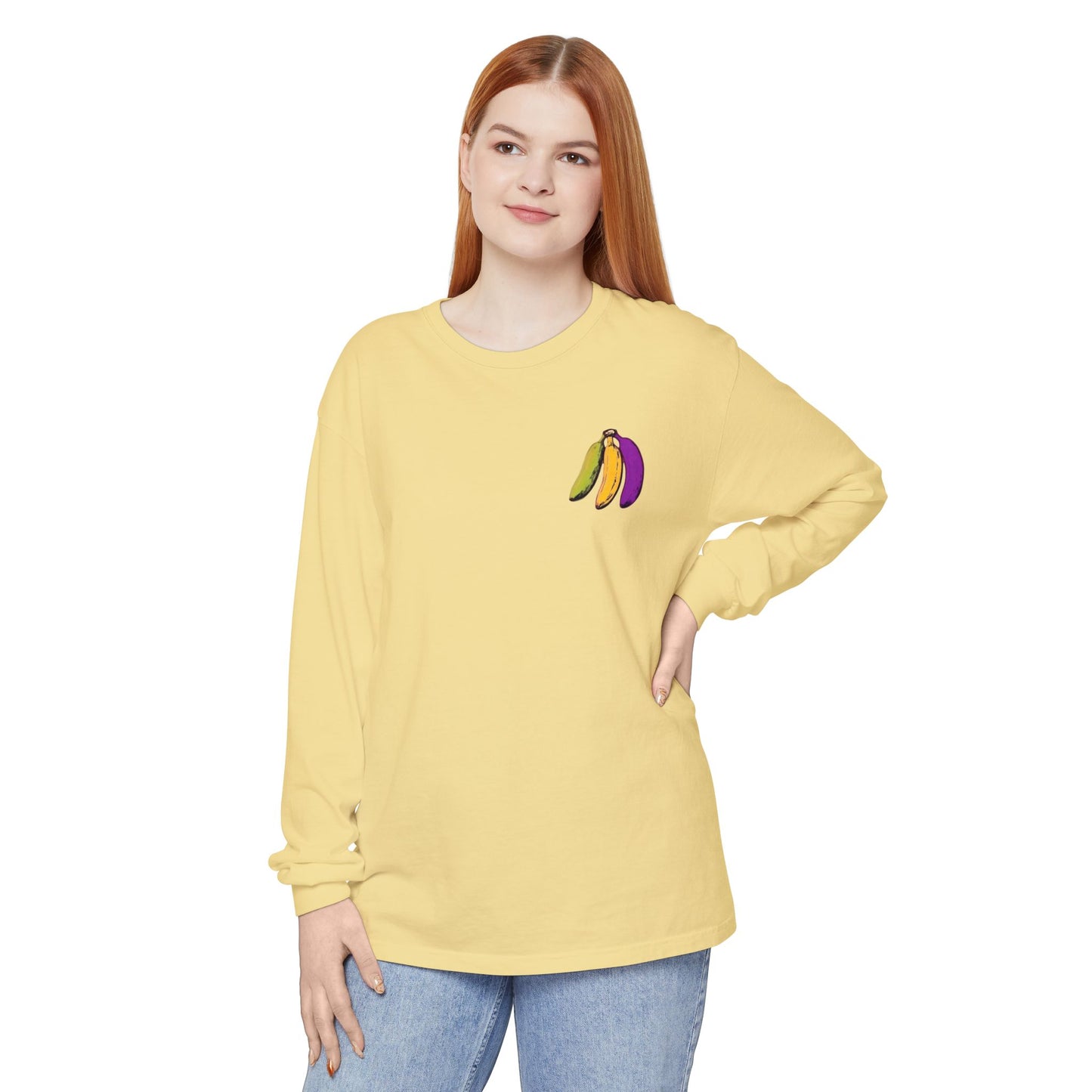 Tropical Bananas Long Sleeve T-Shirt