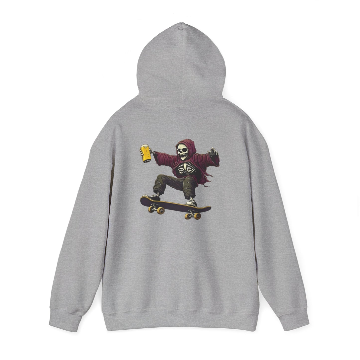 Skateboard Skeleton Hooded Sweatshirt