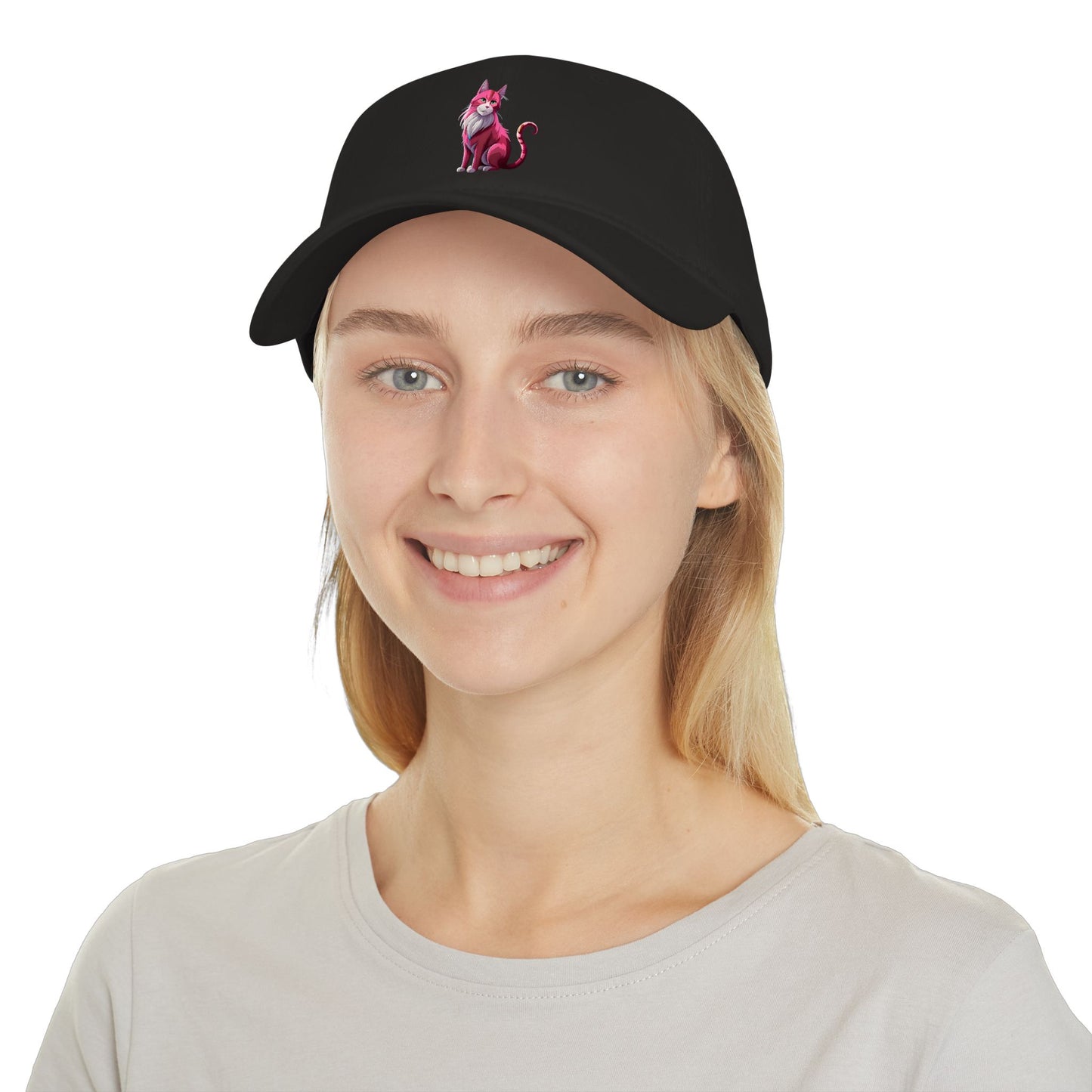 Pink Cat Baseball Cap
