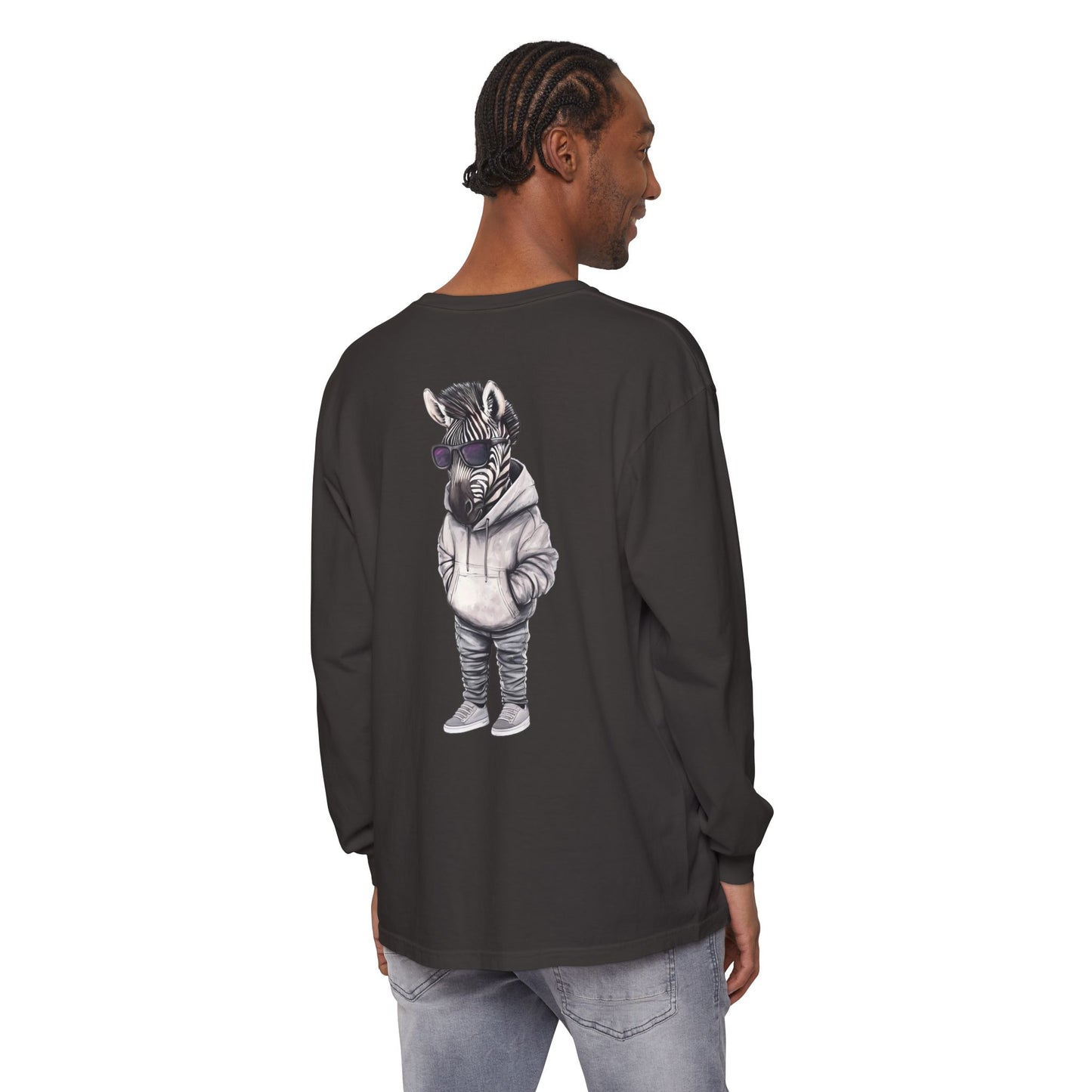 Chill Zebra Long Sleeve Tee