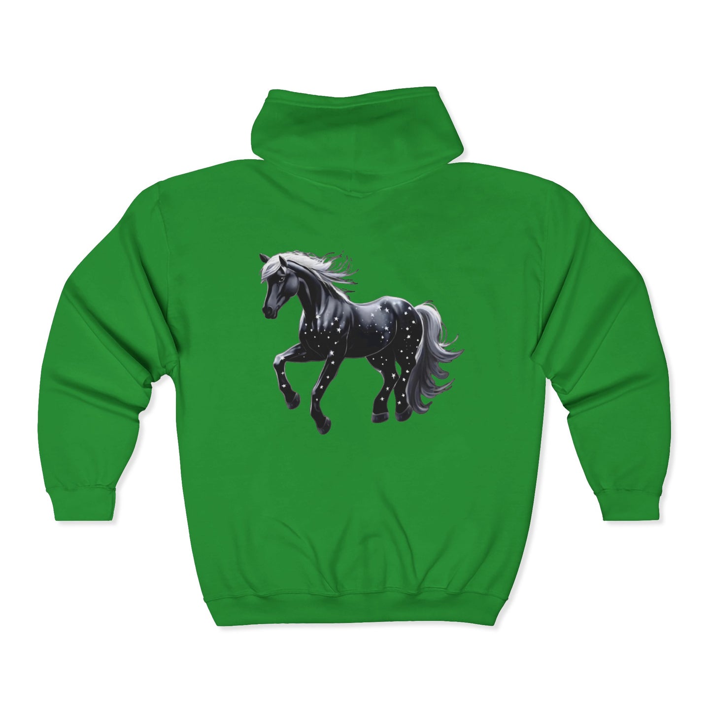 Stars Horse Full Zipper Hoodie