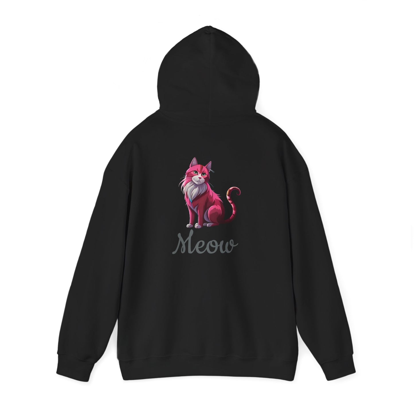 Pink Cat Hooded Sweatshirt