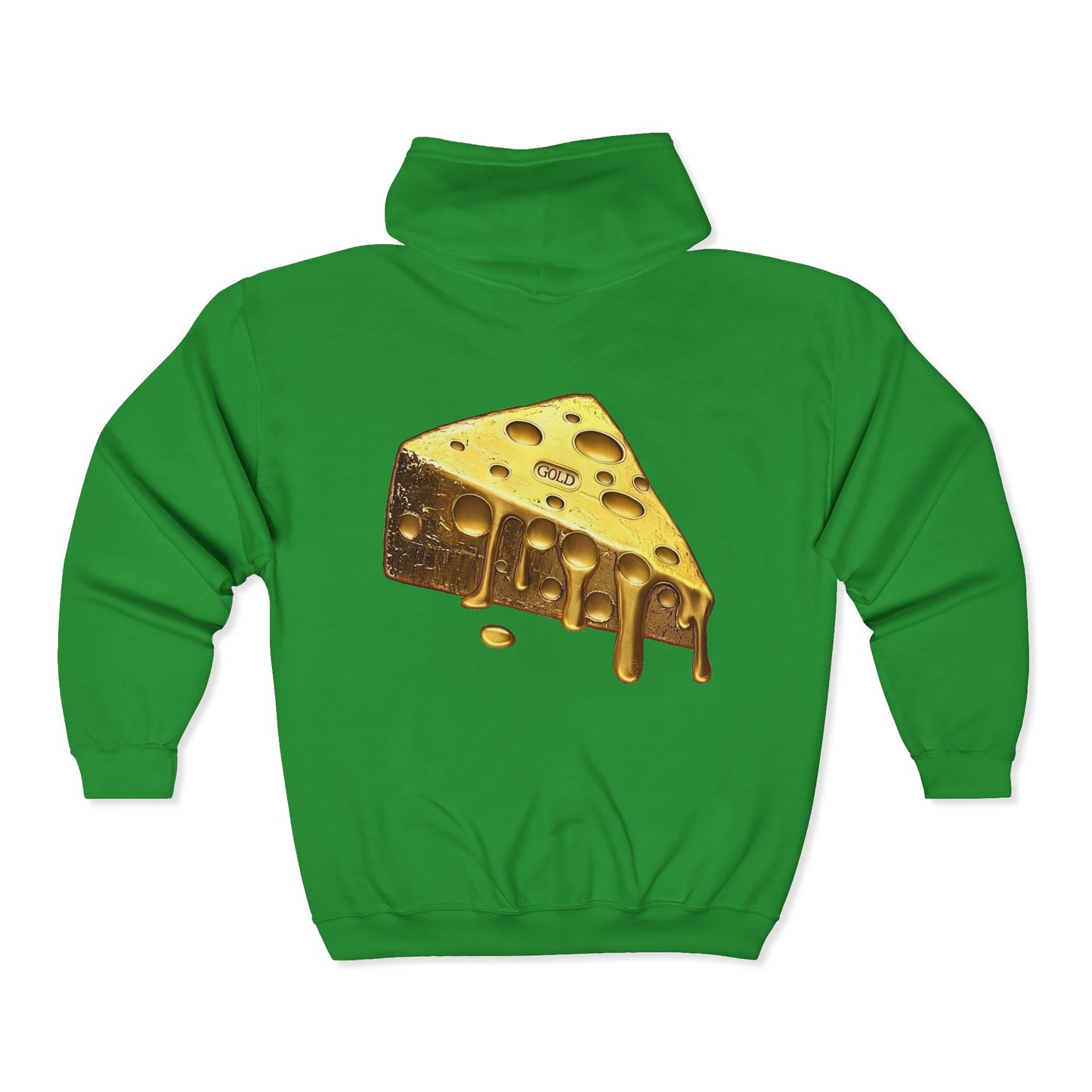Gold Cheese Full Zipper Hoodie