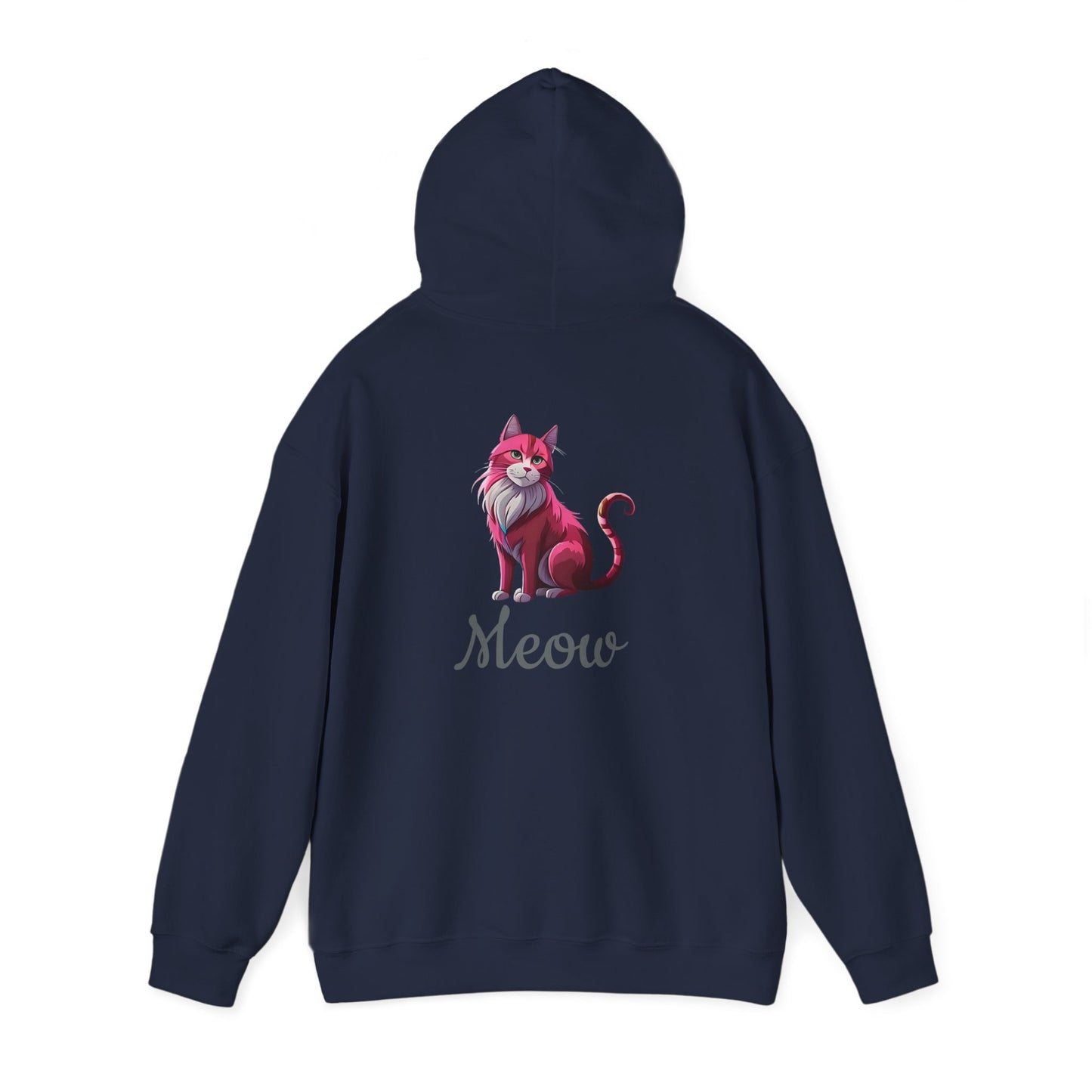 Pink Cat Hooded Sweatshirt
