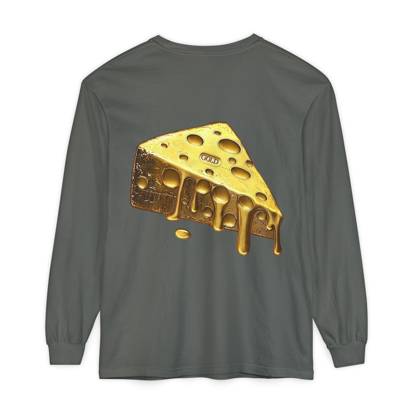 Gold Cheese Long Sleeve Tee