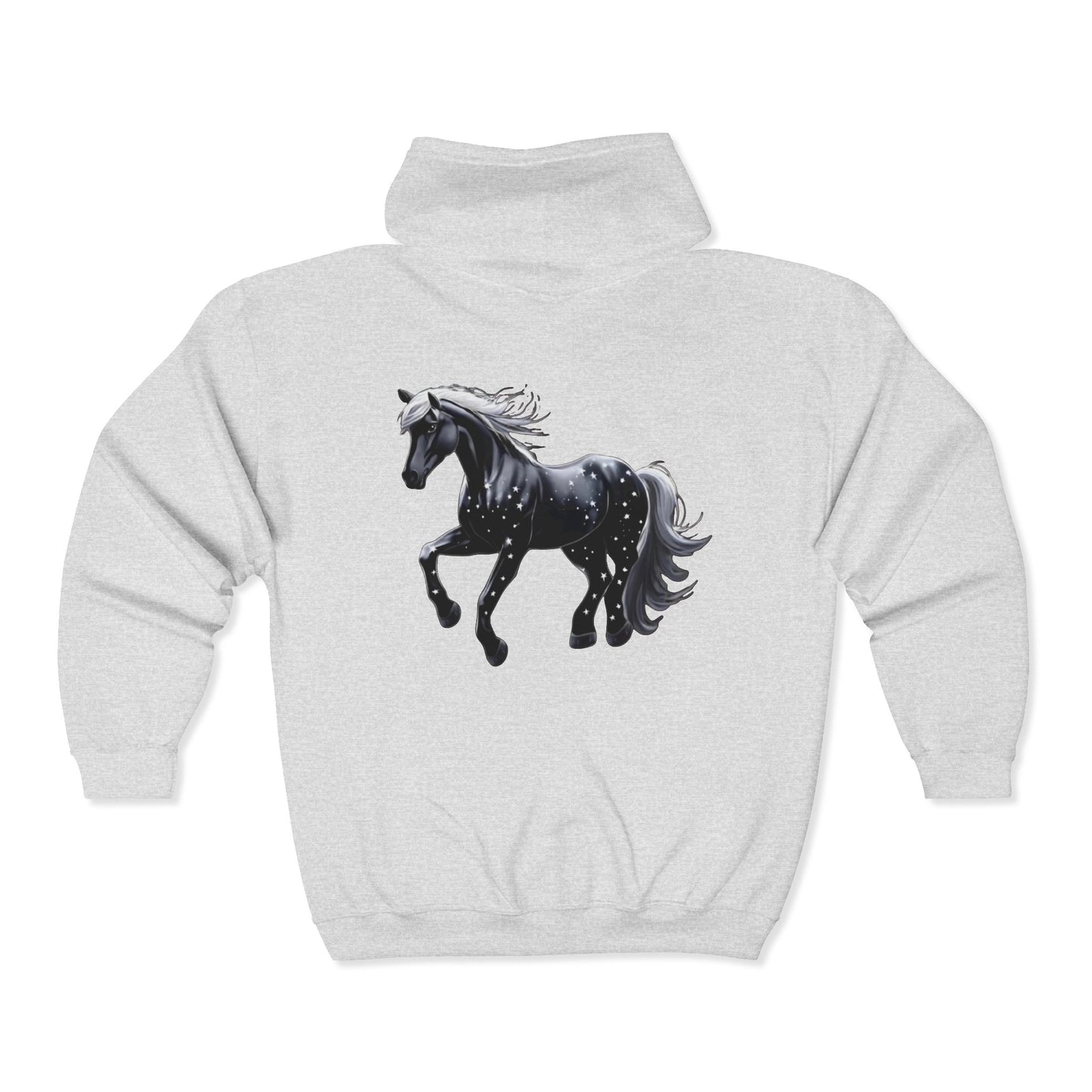 Stars Horse Full Zipper Hoodie
