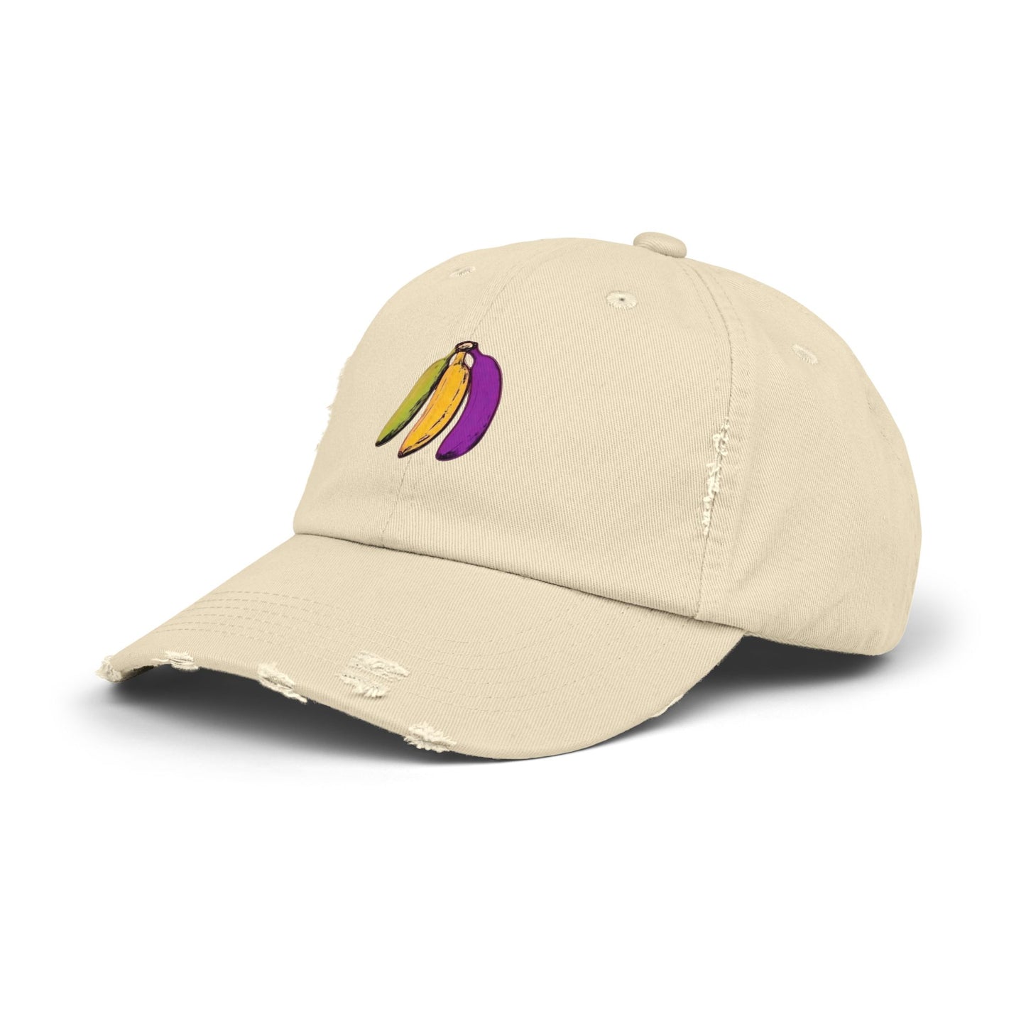 Tropical Bananas Distressed Cap