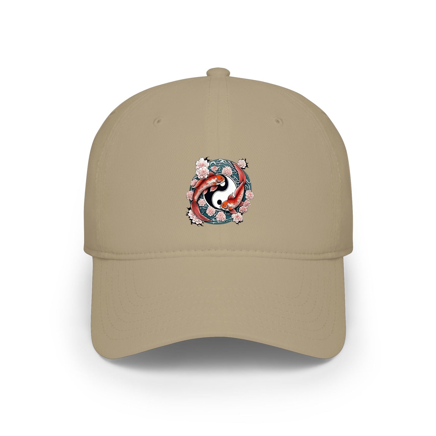 Koi Fish Yin Yang Baseball Cap