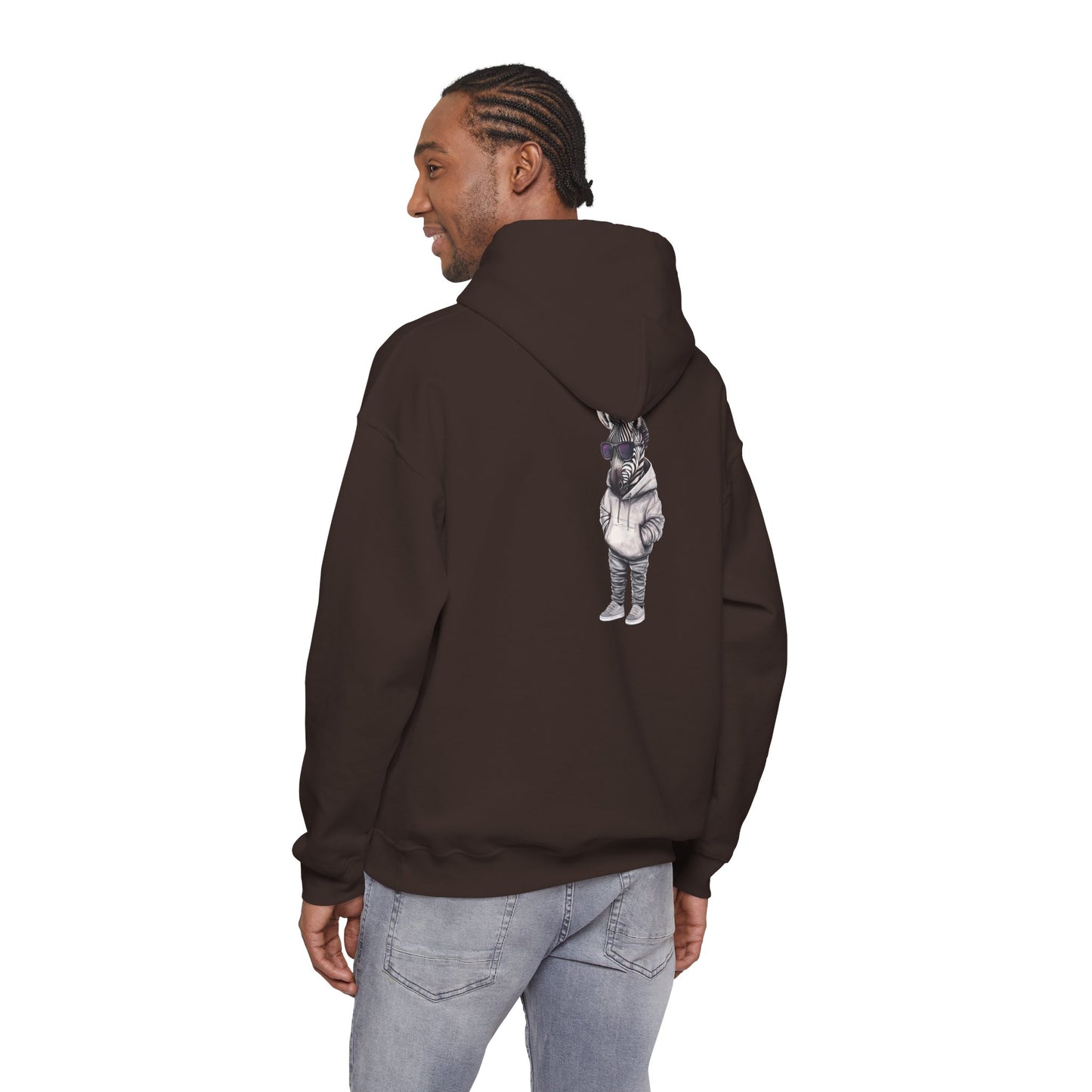 Chill Zebra Hooded Sweatshirt