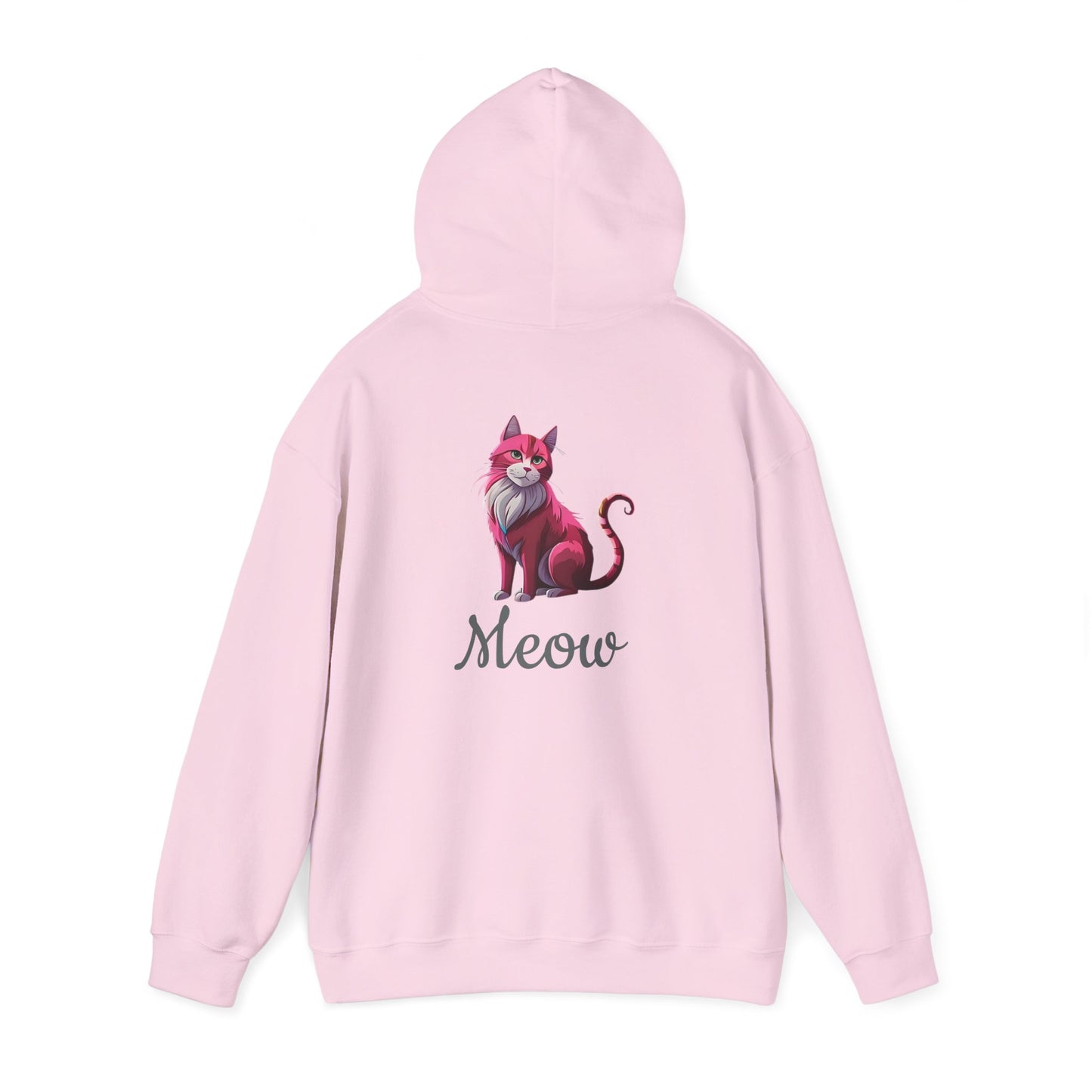 Pink Cat Hooded Sweatshirt