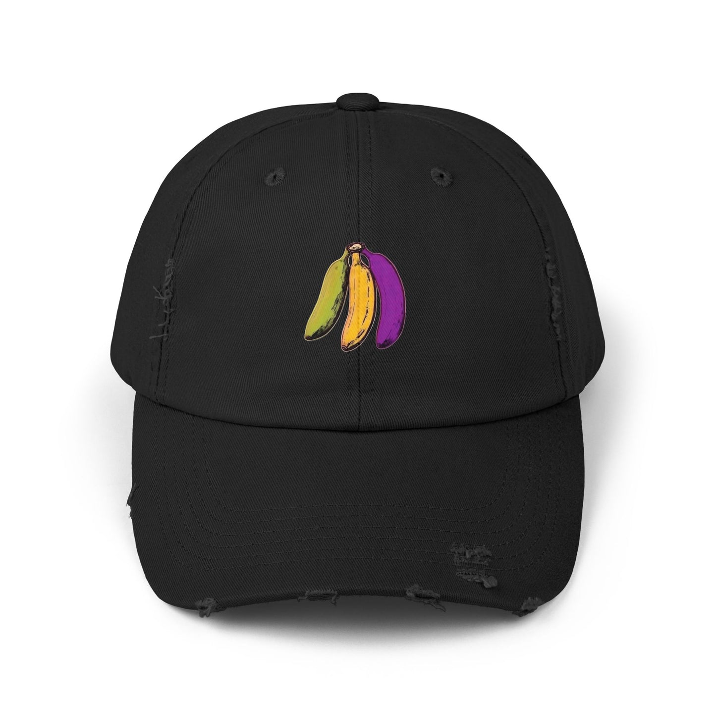 Tropical Bananas Distressed Cap