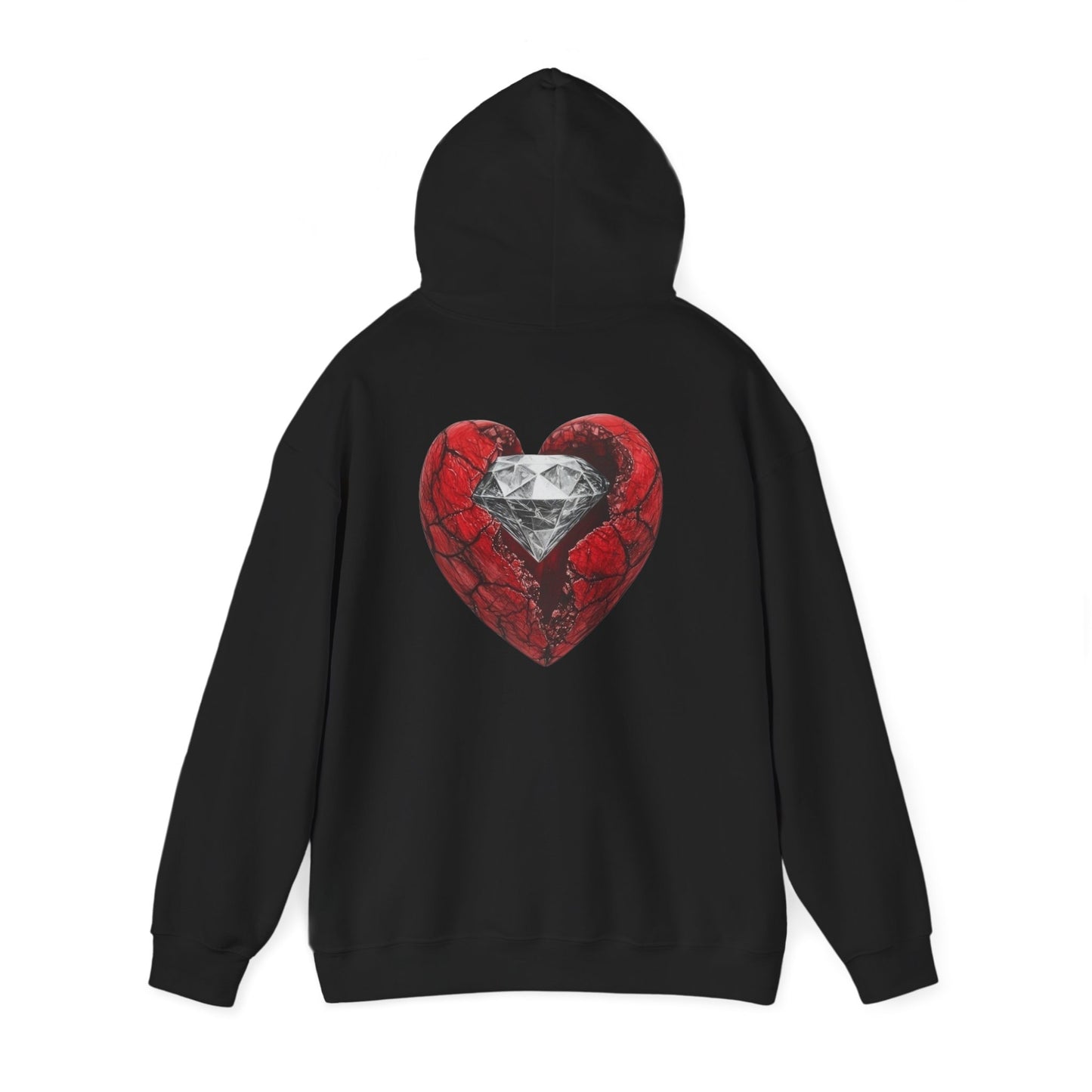 Diamond Heart Hooded Sweatshirt