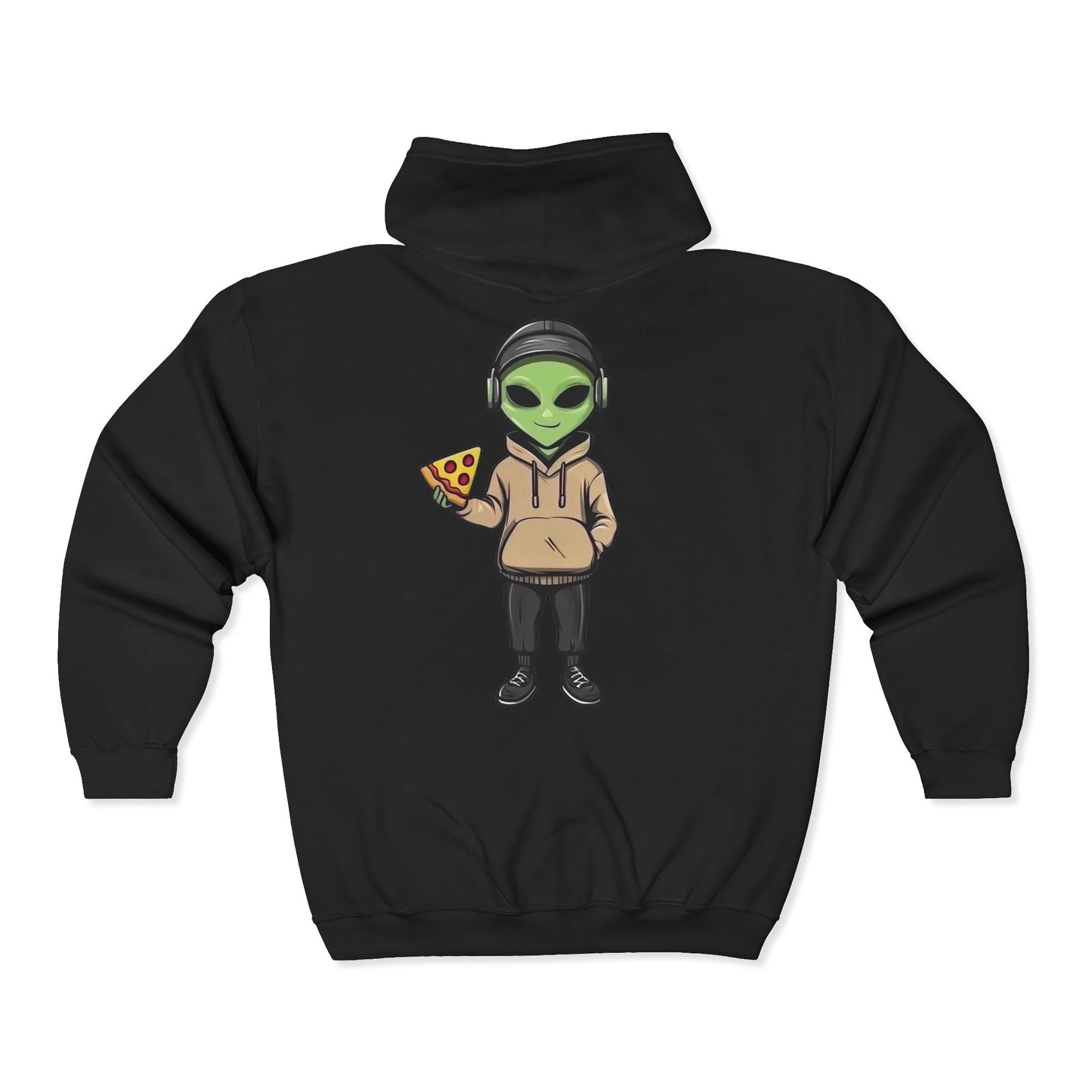 Chill Alien Full Zipper Hoodie