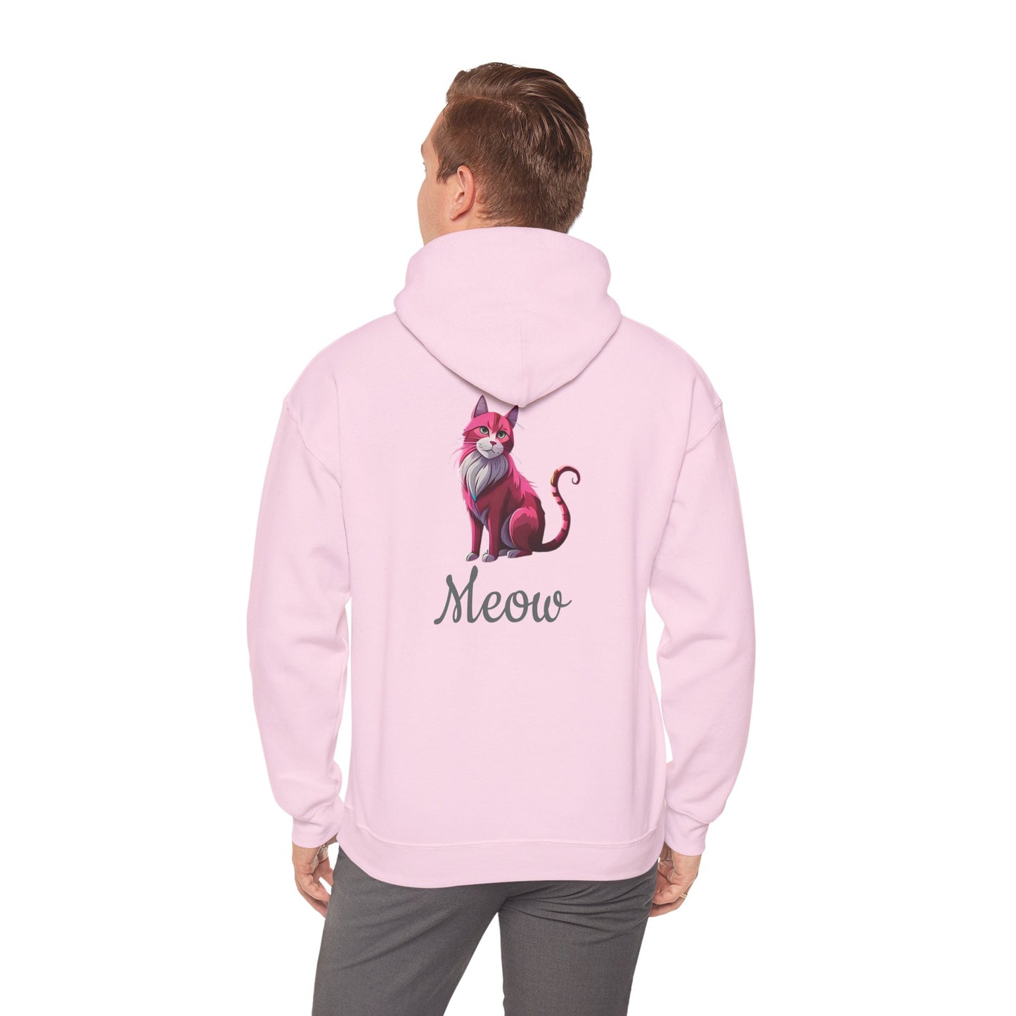 Pink Cat Hooded Sweatshirt
