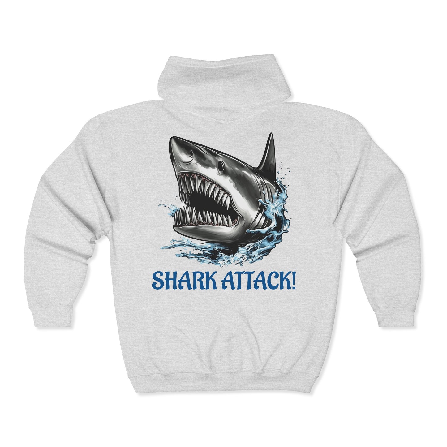 Shark Attack Full Zipper Hoodie