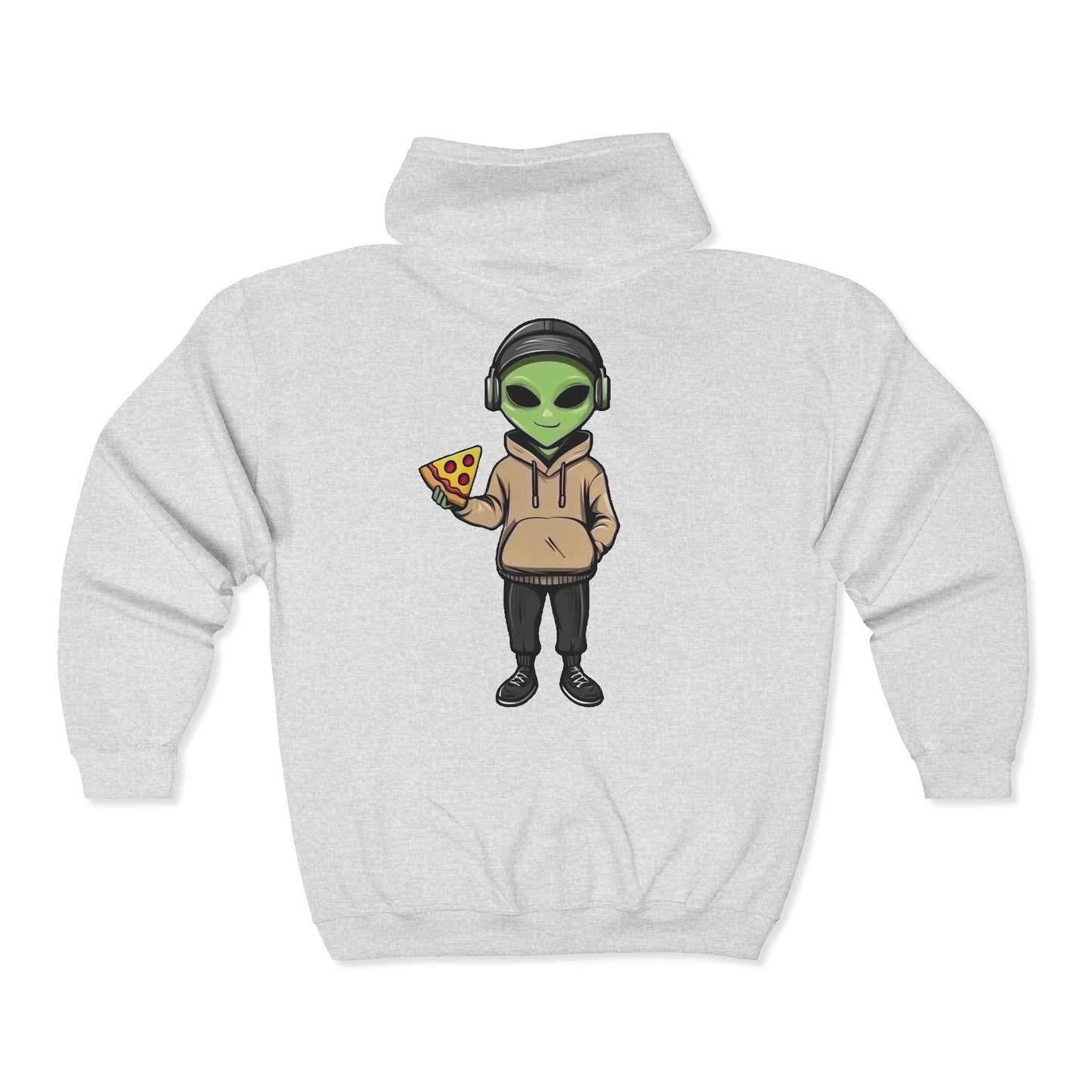 Chill Alien Full Zipper Hoodie