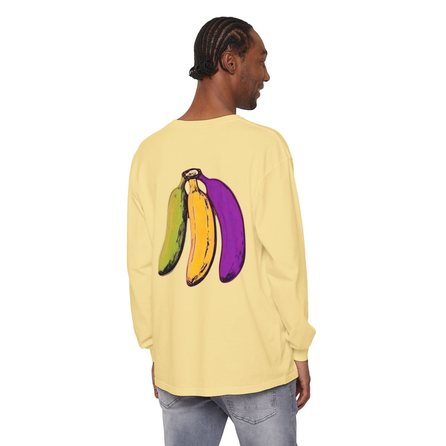 Tropical Bananas Long Sleeve T-Shirt