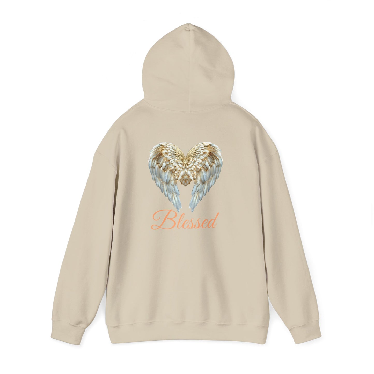Blessed Angel Wing Hooded Sweatshirt