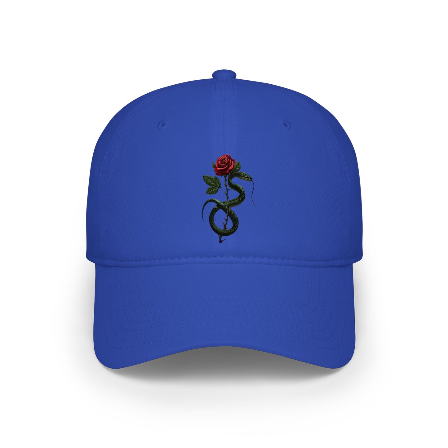 Snake Rose Baseball Cap
