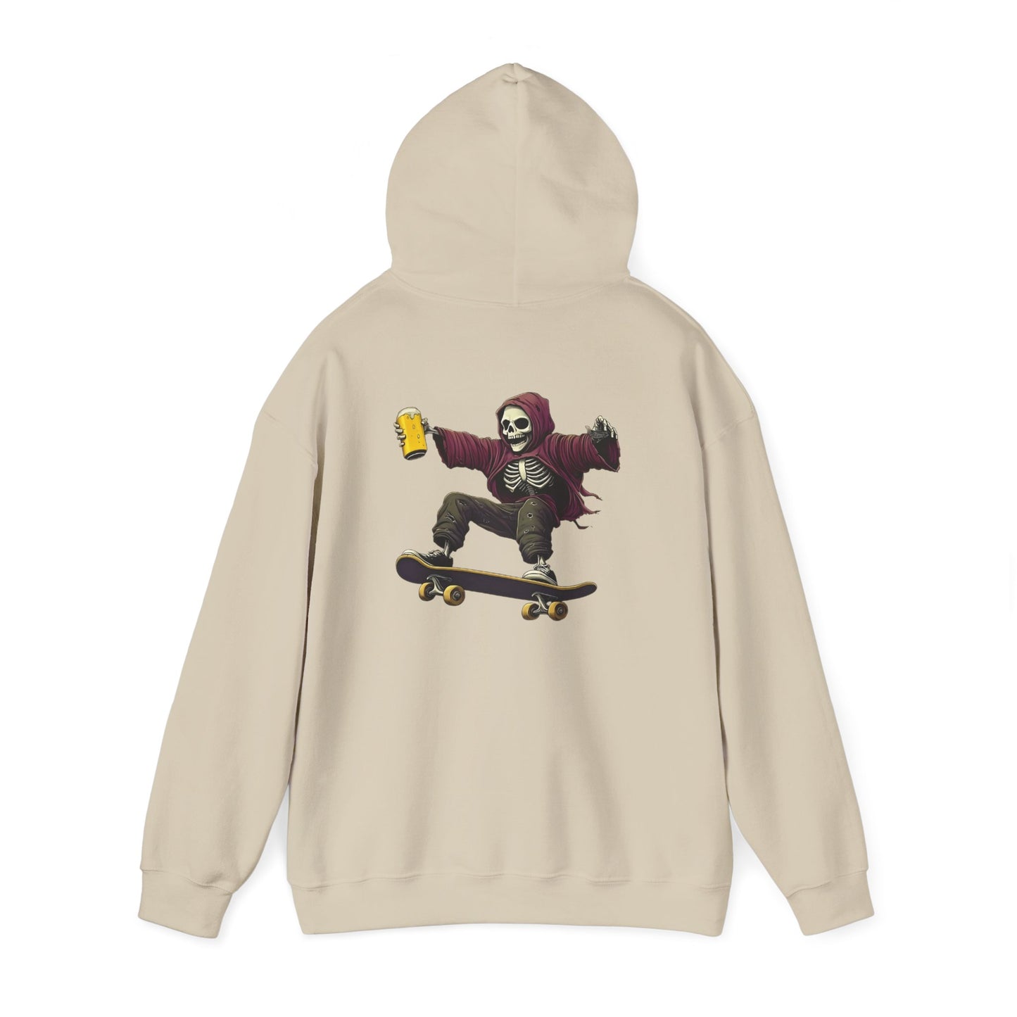 Skateboard Skeleton Hooded Sweatshirt