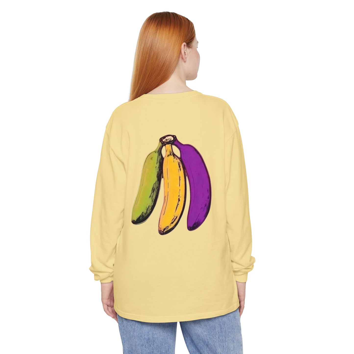 Tropical Bananas Long Sleeve T-Shirt