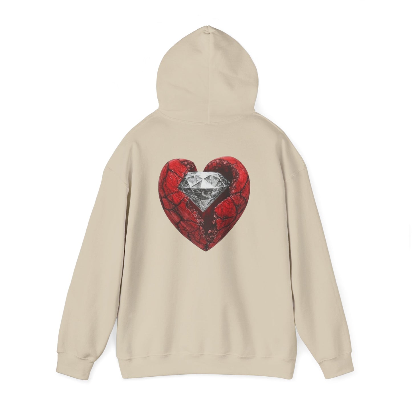 Diamond Heart Hooded Sweatshirt