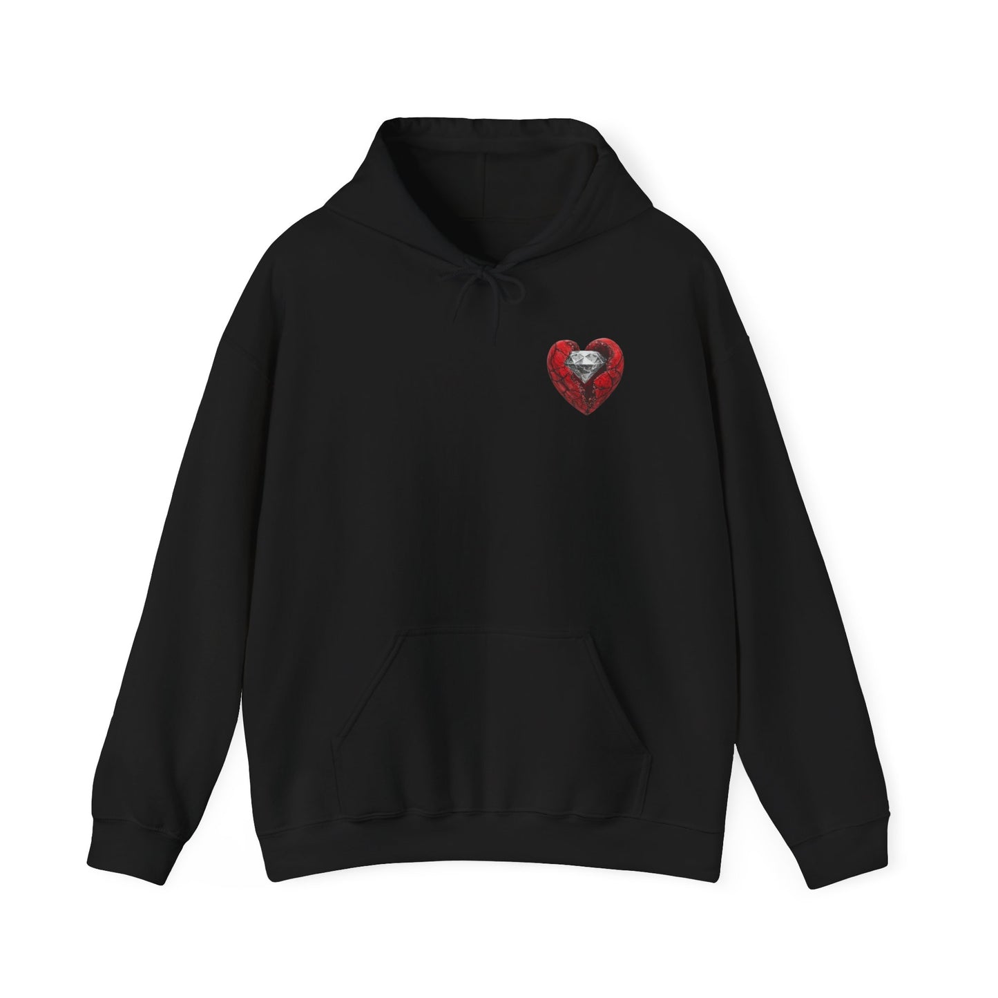 Diamond Heart Hooded Sweatshirt