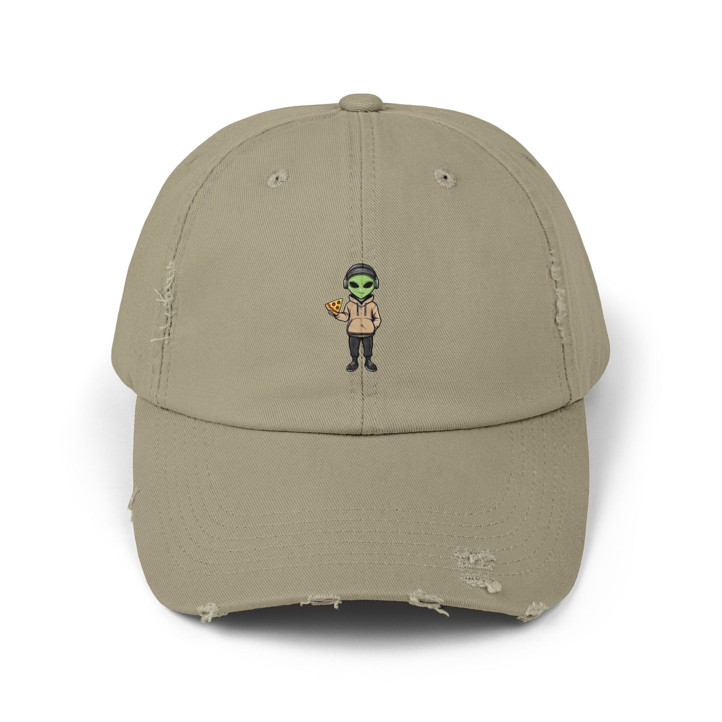 Chill Alien Distressed Cap