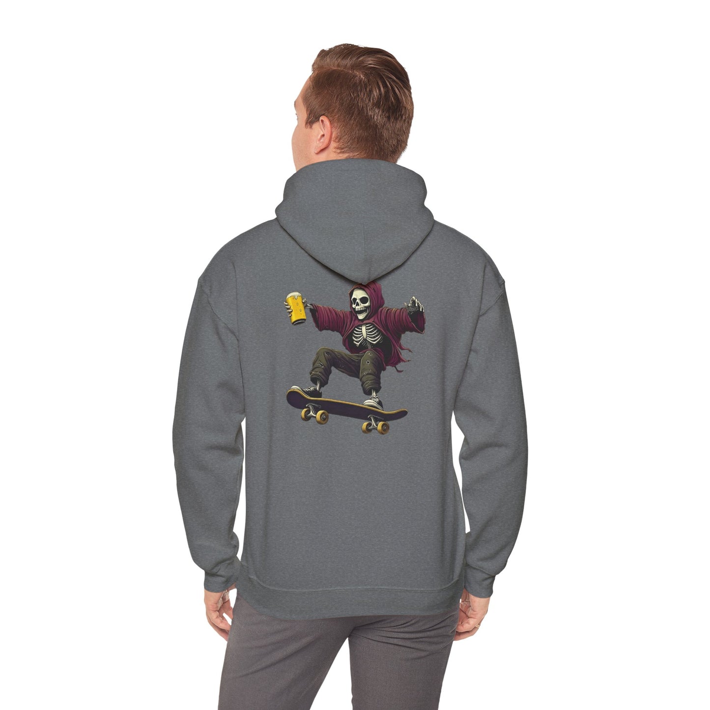 Skateboard Skeleton Hooded Sweatshirt