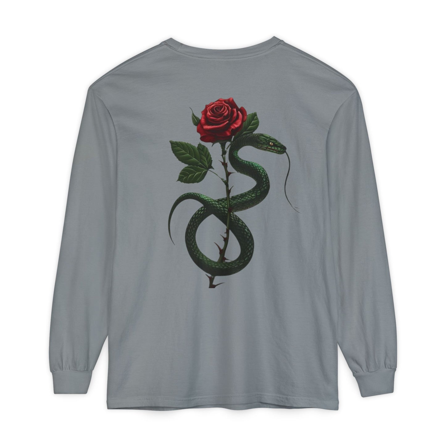 Snake Rose Long Sleeve T-Shirt