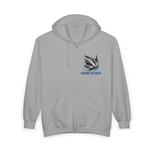 Shark Attack Full Zipper Hoodie
