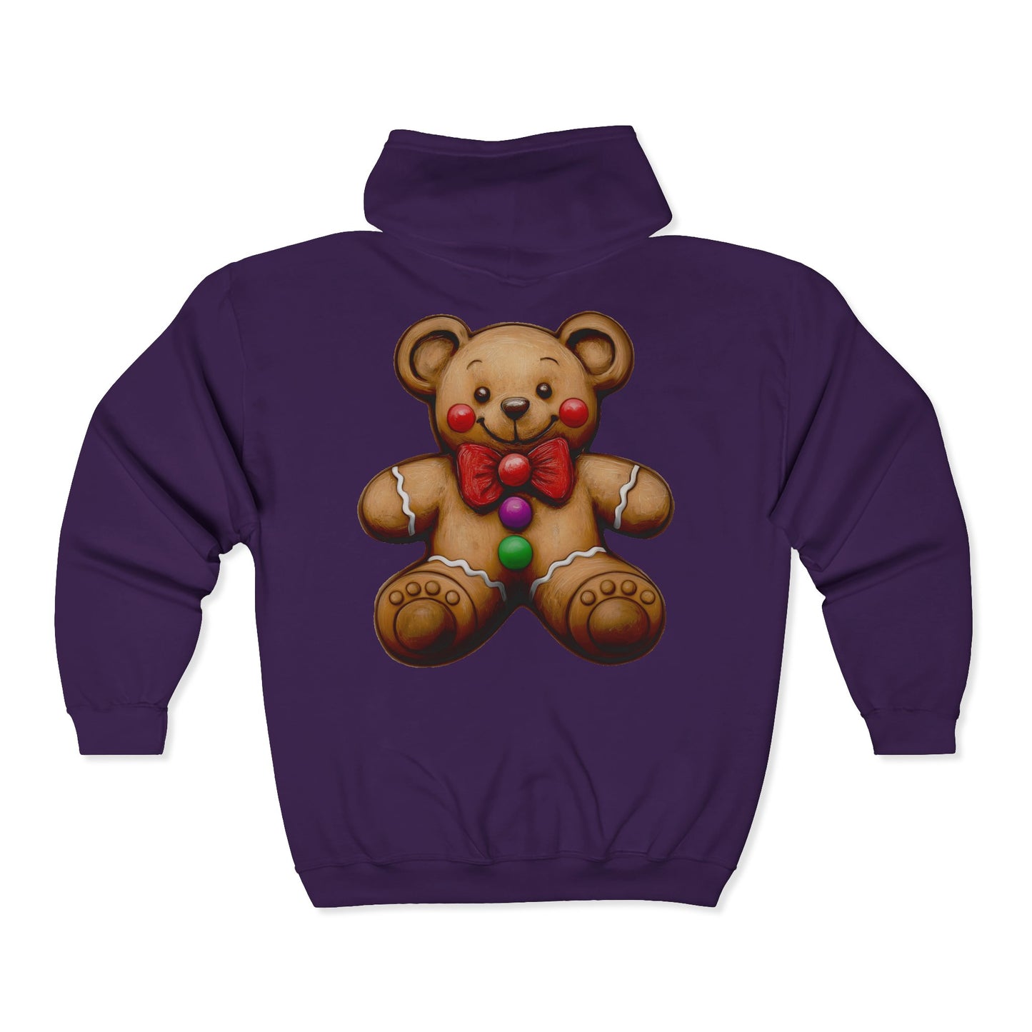 Cookie Bear Full Zipper Hoodie