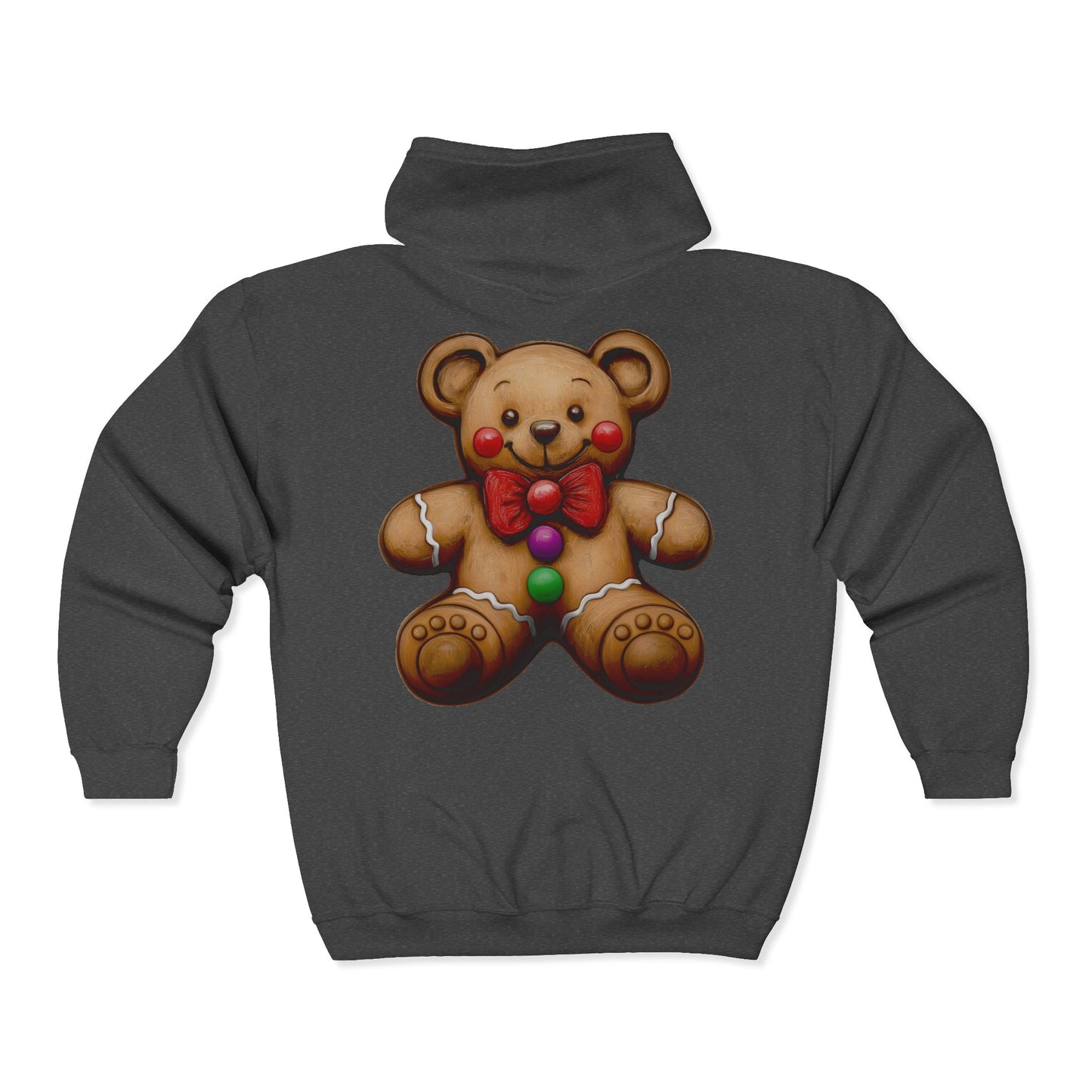 Cookie Bear Full Zipper Hoodie