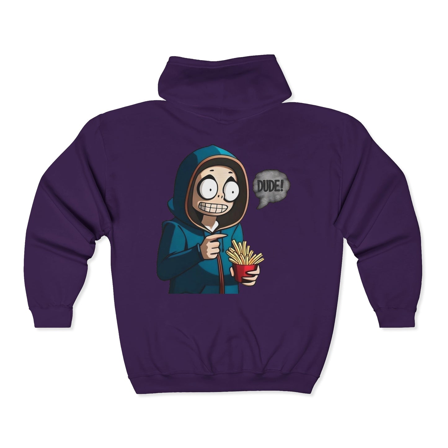 DUDE! Full Zipper Hoodie