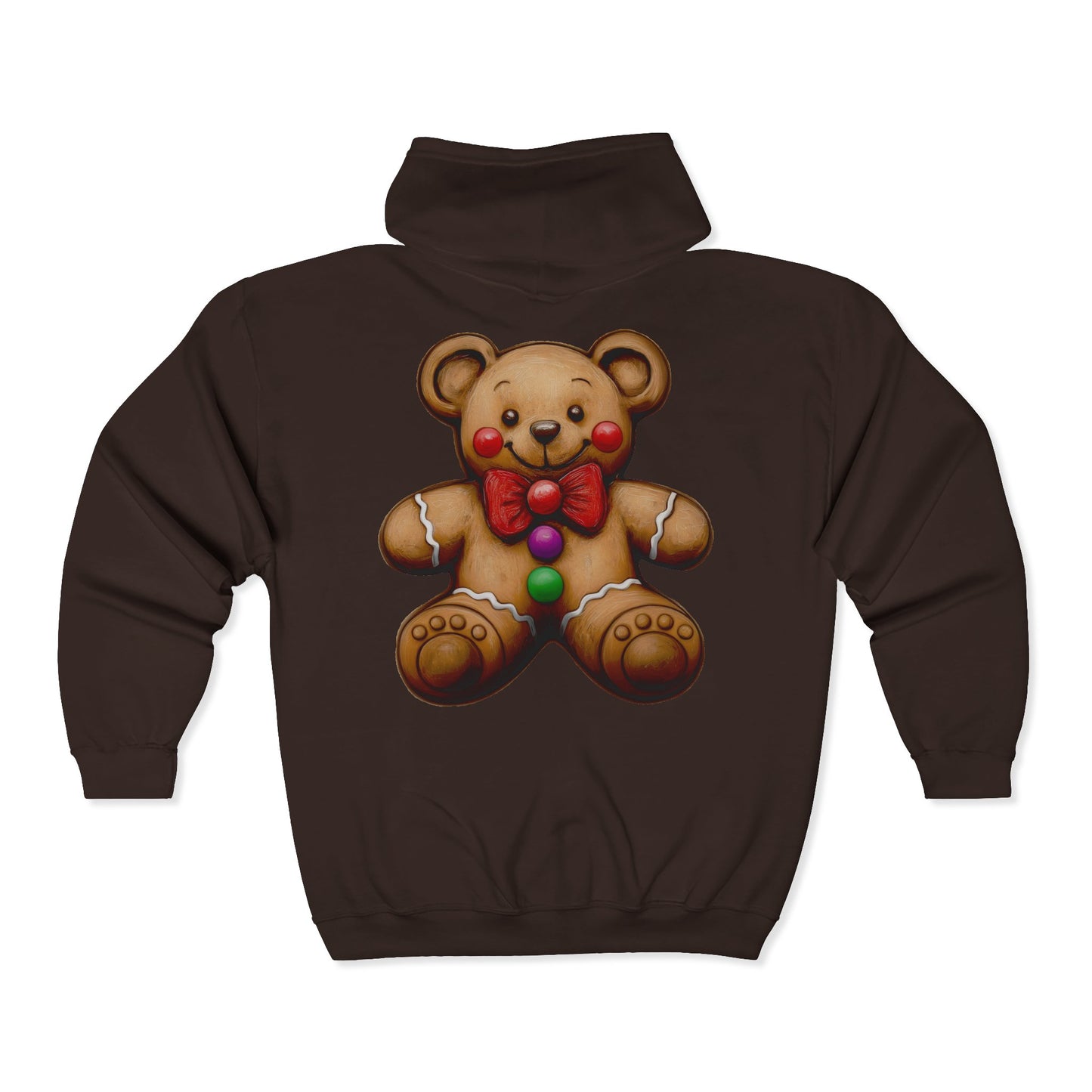 Cookie Bear Full Zipper Hoodie
