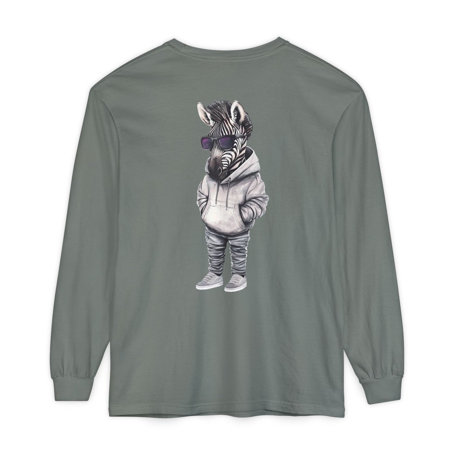 Chill Zebra Long Sleeve Tee