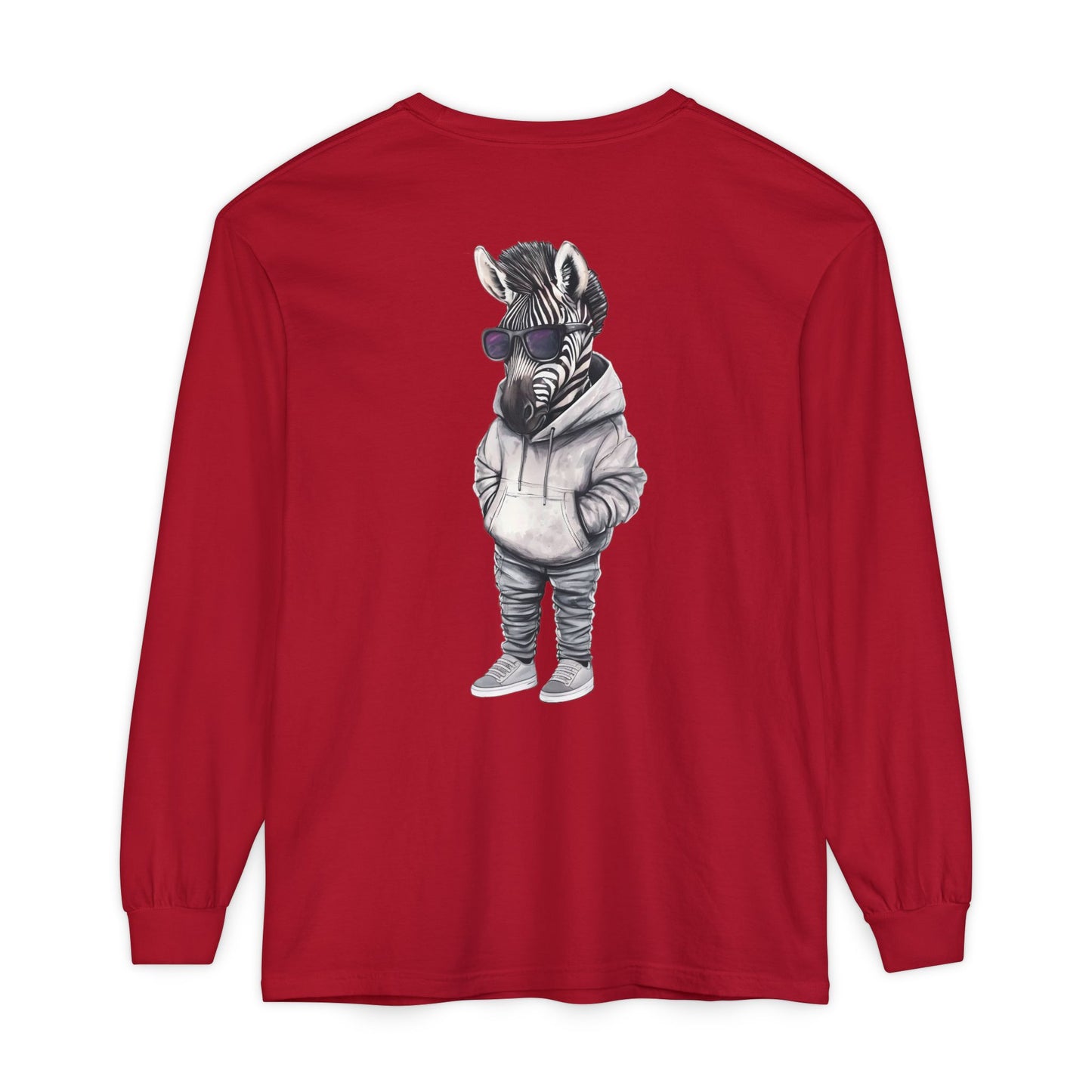 Chill Zebra Long Sleeve Tee