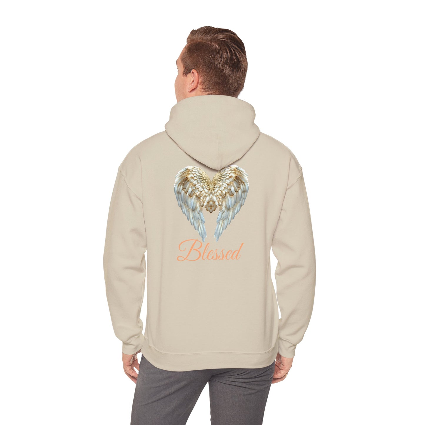 Blessed Angel Wing Hooded Sweatshirt