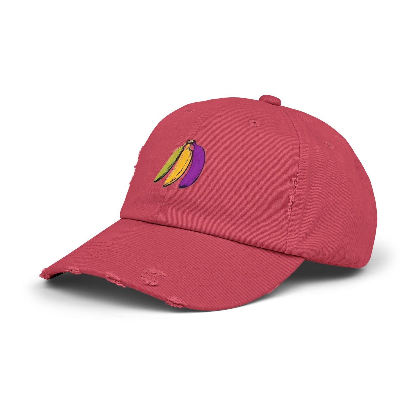 Tropical Bananas Distressed Cap