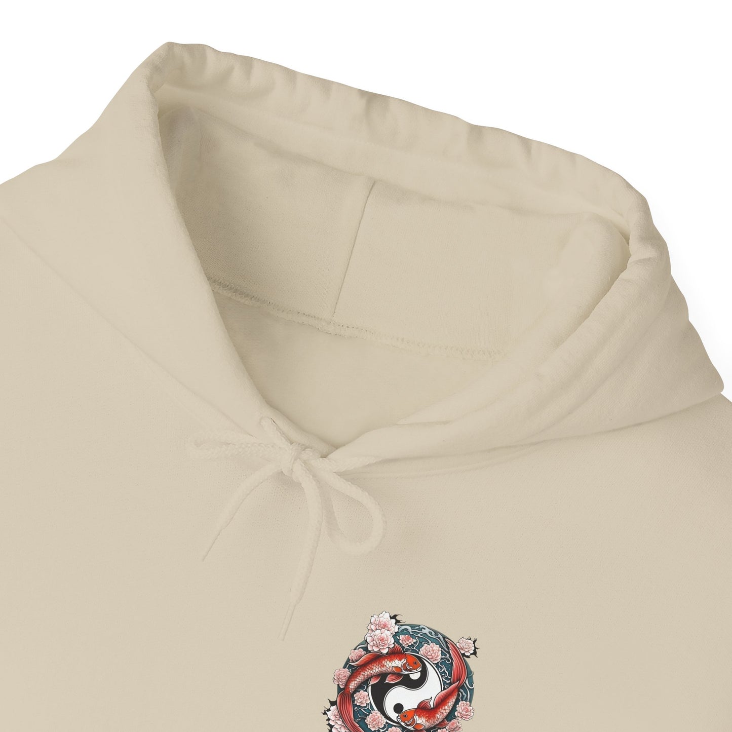 Koi Fish Yin Yang Hooded Sweatshirt