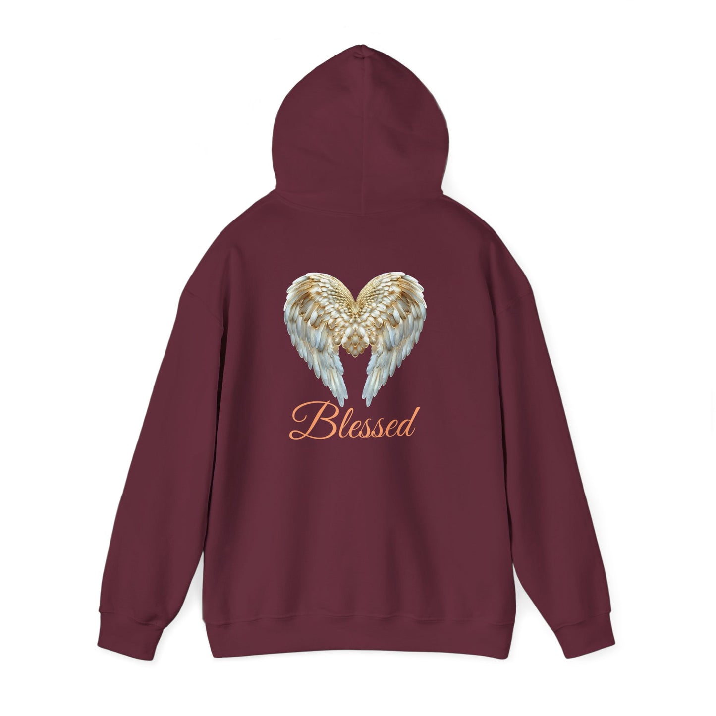 Blessed Angel Wing Hooded Sweatshirt