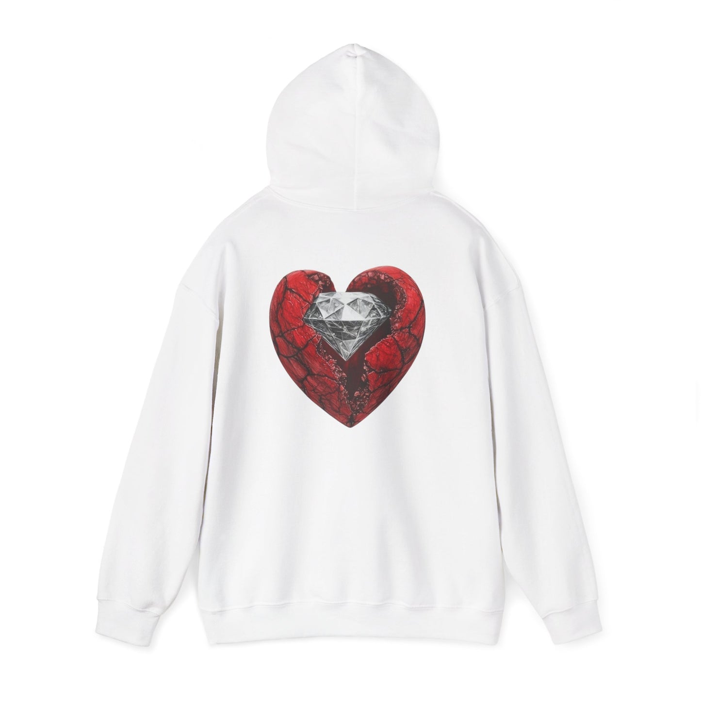Diamond Heart Hooded Sweatshirt