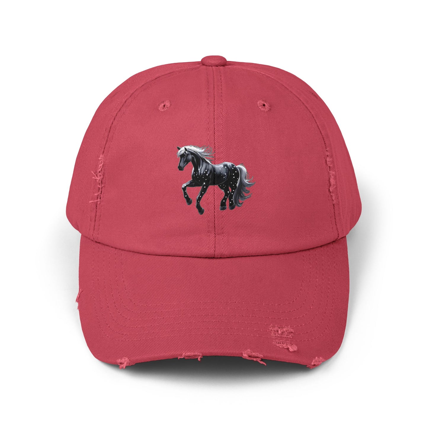 Stars Horse Distressed Cap