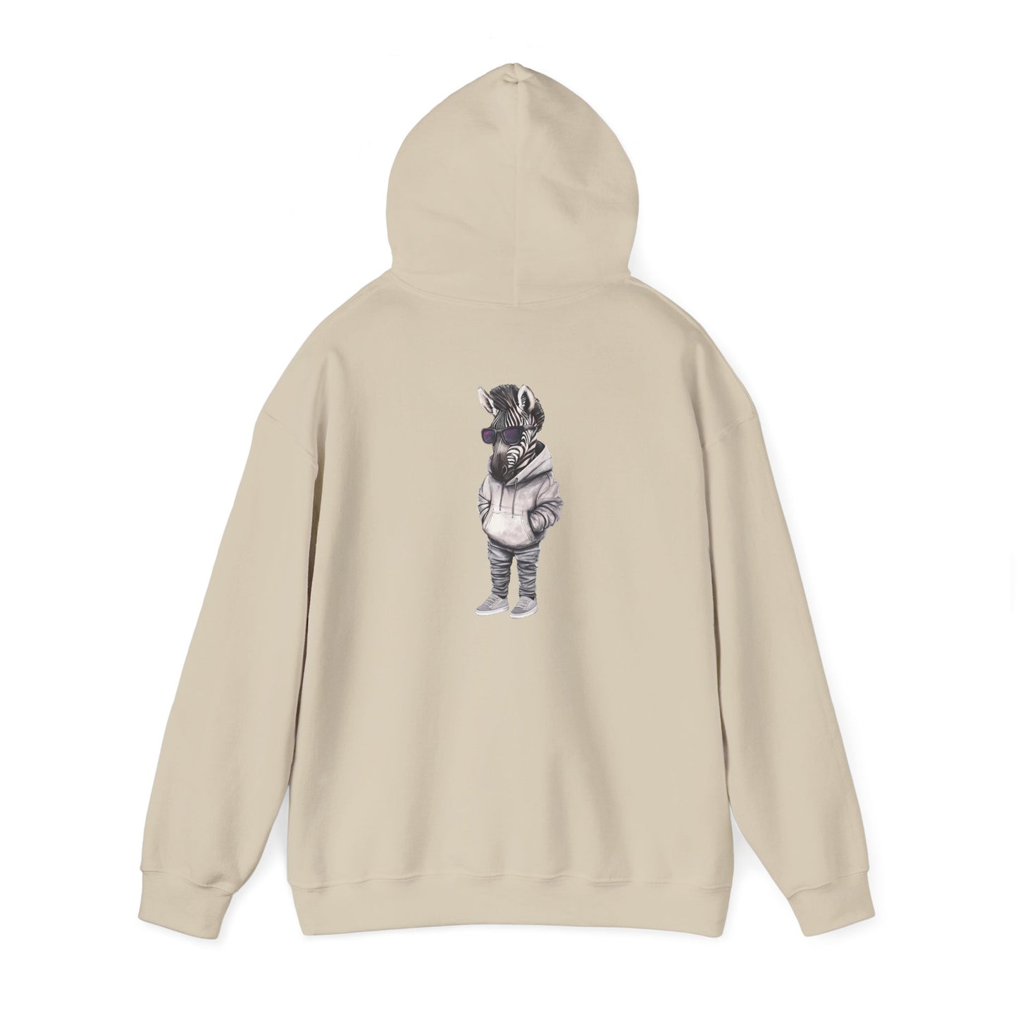 Chill Zebra Hooded Sweatshirt
